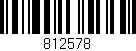 Código de barras (EAN, GTIN, SKU, ISBN): '812578'