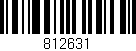 Código de barras (EAN, GTIN, SKU, ISBN): '812631'