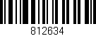 Código de barras (EAN, GTIN, SKU, ISBN): '812634'