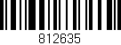 Código de barras (EAN, GTIN, SKU, ISBN): '812635'