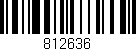 Código de barras (EAN, GTIN, SKU, ISBN): '812636'