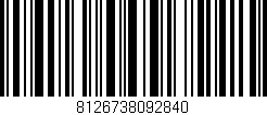 Código de barras (EAN, GTIN, SKU, ISBN): '8126738092840'