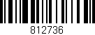 Código de barras (EAN, GTIN, SKU, ISBN): '812736'