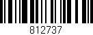 Código de barras (EAN, GTIN, SKU, ISBN): '812737'
