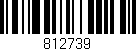 Código de barras (EAN, GTIN, SKU, ISBN): '812739'