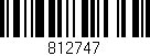 Código de barras (EAN, GTIN, SKU, ISBN): '812747'