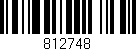 Código de barras (EAN, GTIN, SKU, ISBN): '812748'