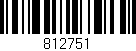 Código de barras (EAN, GTIN, SKU, ISBN): '812751'