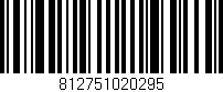 Código de barras (EAN, GTIN, SKU, ISBN): '812751020295'