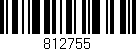 Código de barras (EAN, GTIN, SKU, ISBN): '812755'