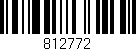 Código de barras (EAN, GTIN, SKU, ISBN): '812772'