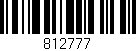 Código de barras (EAN, GTIN, SKU, ISBN): '812777'