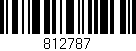 Código de barras (EAN, GTIN, SKU, ISBN): '812787'