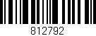 Código de barras (EAN, GTIN, SKU, ISBN): '812792'