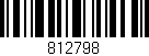 Código de barras (EAN, GTIN, SKU, ISBN): '812798'