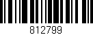 Código de barras (EAN, GTIN, SKU, ISBN): '812799'