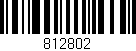 Código de barras (EAN, GTIN, SKU, ISBN): '812802'