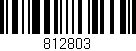 Código de barras (EAN, GTIN, SKU, ISBN): '812803'