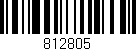 Código de barras (EAN, GTIN, SKU, ISBN): '812805'