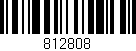 Código de barras (EAN, GTIN, SKU, ISBN): '812808'