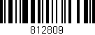 Código de barras (EAN, GTIN, SKU, ISBN): '812809'