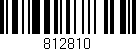 Código de barras (EAN, GTIN, SKU, ISBN): '812810'