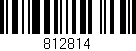 Código de barras (EAN, GTIN, SKU, ISBN): '812814'