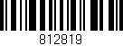 Código de barras (EAN, GTIN, SKU, ISBN): '812819'