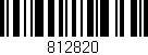 Código de barras (EAN, GTIN, SKU, ISBN): '812820'
