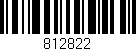 Código de barras (EAN, GTIN, SKU, ISBN): '812822'