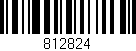Código de barras (EAN, GTIN, SKU, ISBN): '812824'