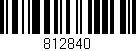 Código de barras (EAN, GTIN, SKU, ISBN): '812840'