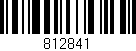Código de barras (EAN, GTIN, SKU, ISBN): '812841'