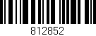 Código de barras (EAN, GTIN, SKU, ISBN): '812852'