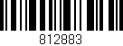 Código de barras (EAN, GTIN, SKU, ISBN): '812883'