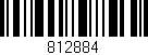 Código de barras (EAN, GTIN, SKU, ISBN): '812884'