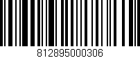 Código de barras (EAN, GTIN, SKU, ISBN): '812895000306'