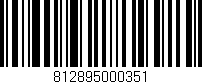 Código de barras (EAN, GTIN, SKU, ISBN): '812895000351'