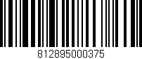 Código de barras (EAN, GTIN, SKU, ISBN): '812895000375'