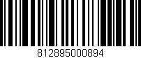 Código de barras (EAN, GTIN, SKU, ISBN): '812895000894'