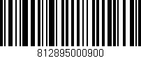 Código de barras (EAN, GTIN, SKU, ISBN): '812895000900'
