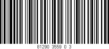 Código de barras (EAN, GTIN, SKU, ISBN): '81290_3559_0_3'