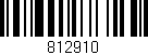 Código de barras (EAN, GTIN, SKU, ISBN): '812910'