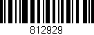 Código de barras (EAN, GTIN, SKU, ISBN): '812929'