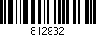 Código de barras (EAN, GTIN, SKU, ISBN): '812932'