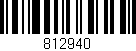 Código de barras (EAN, GTIN, SKU, ISBN): '812940'