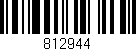 Código de barras (EAN, GTIN, SKU, ISBN): '812944'