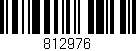 Código de barras (EAN, GTIN, SKU, ISBN): '812976'