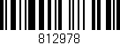 Código de barras (EAN, GTIN, SKU, ISBN): '812978'