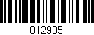 Código de barras (EAN, GTIN, SKU, ISBN): '812985'